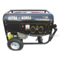 Générateur d&#39;essence portable 2.5kVA Astra Korea avec poignée et roues